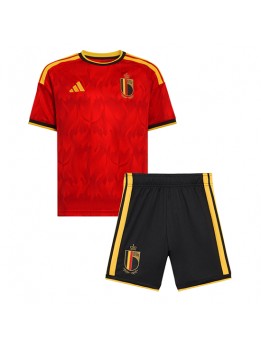 Belgien Heimtrikotsatz für Kinder WM 2026 Kurzarm (+ Kurze Hosen)